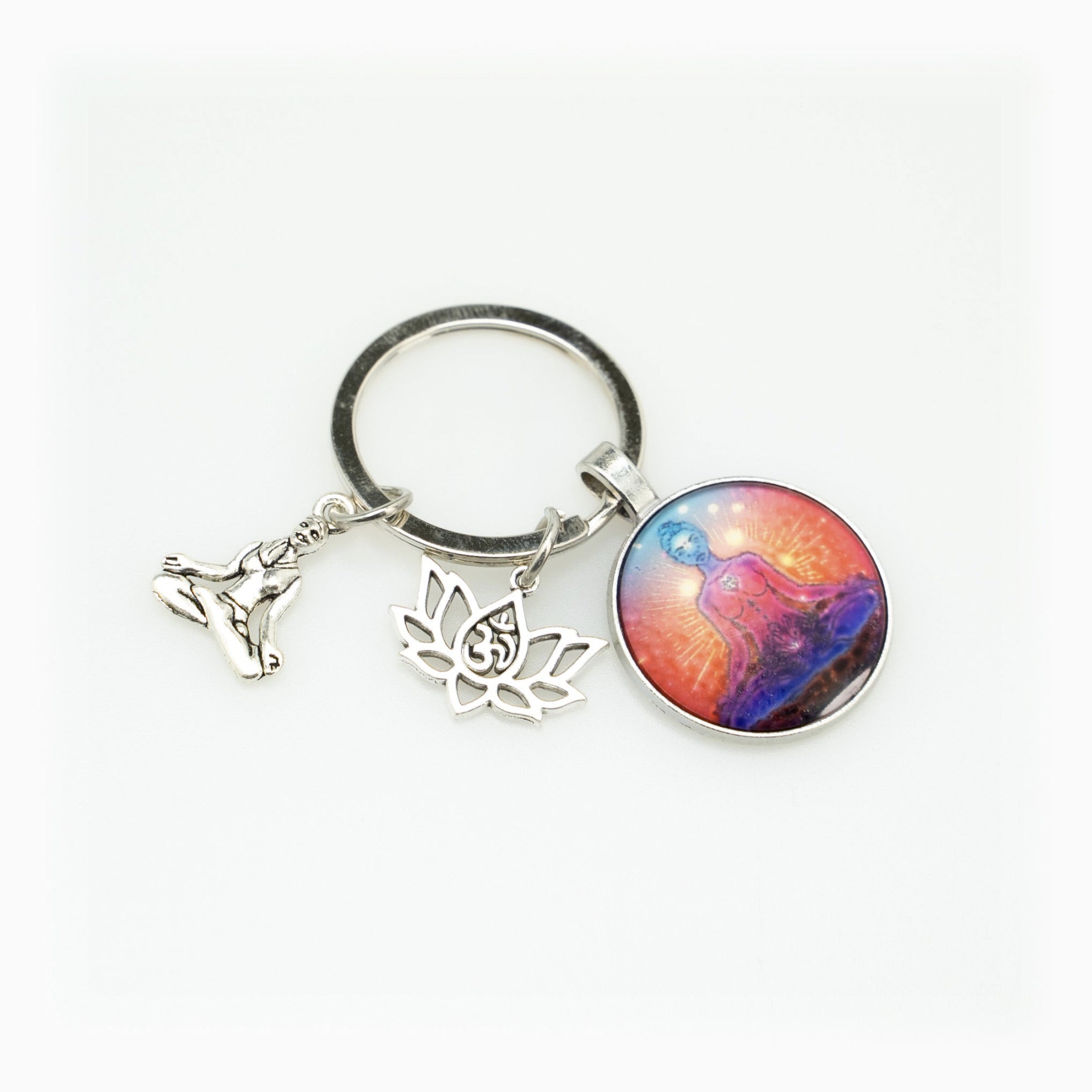 Chakra Lotus Keychain