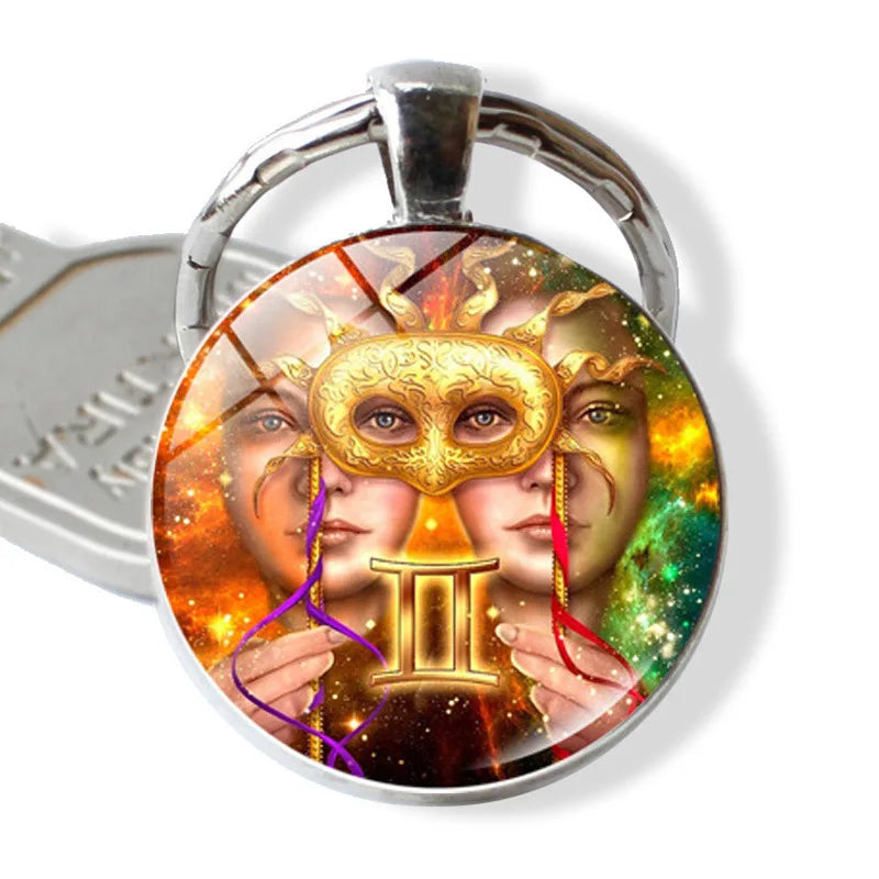 Zodiac Sign Keychain