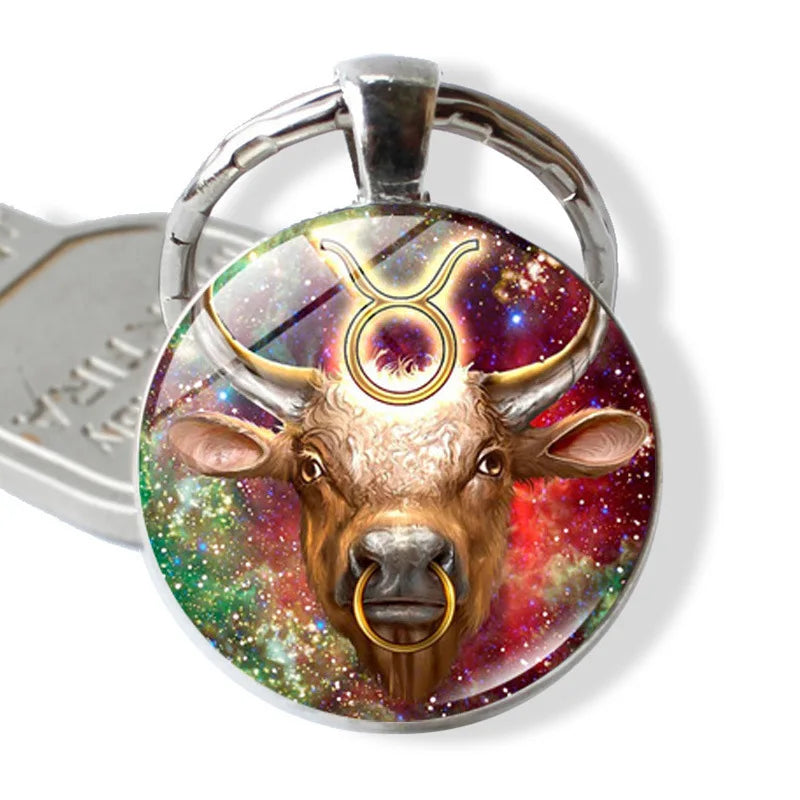 Zodiac Sign Keychain