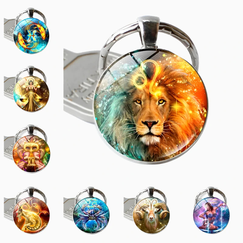 Zodiac Sign Keychain