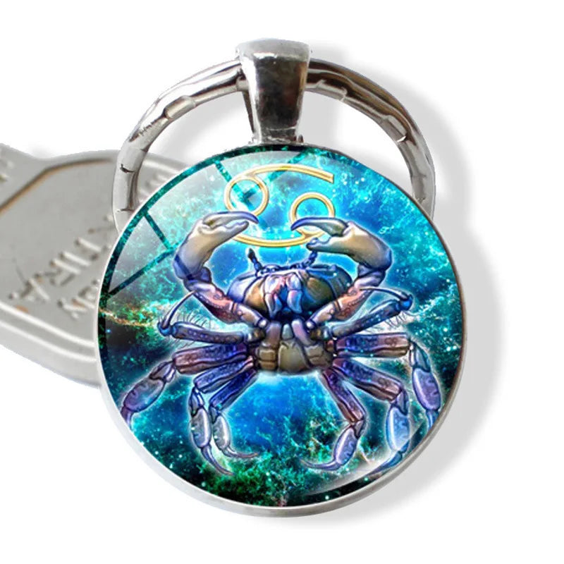 Zodiac Sign Keychain