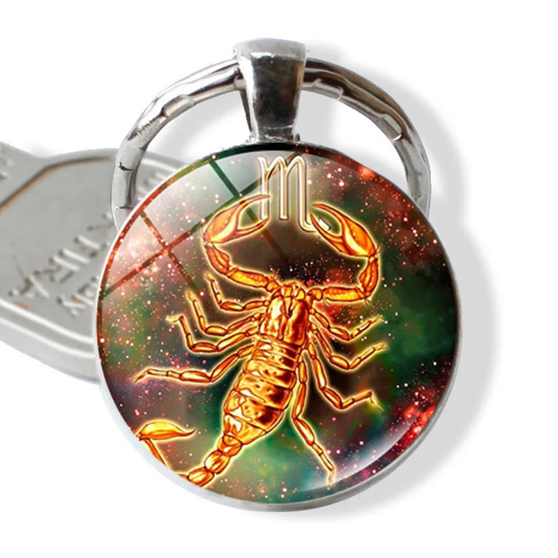 Zodiac Sign Keychain