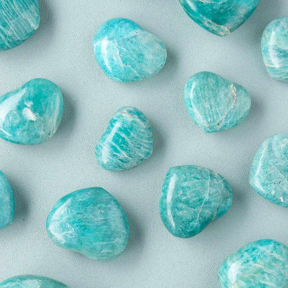 Amazonite Heart Crystal
