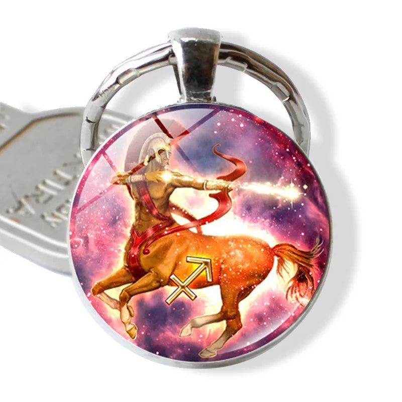 Zodiac Sign Keychain