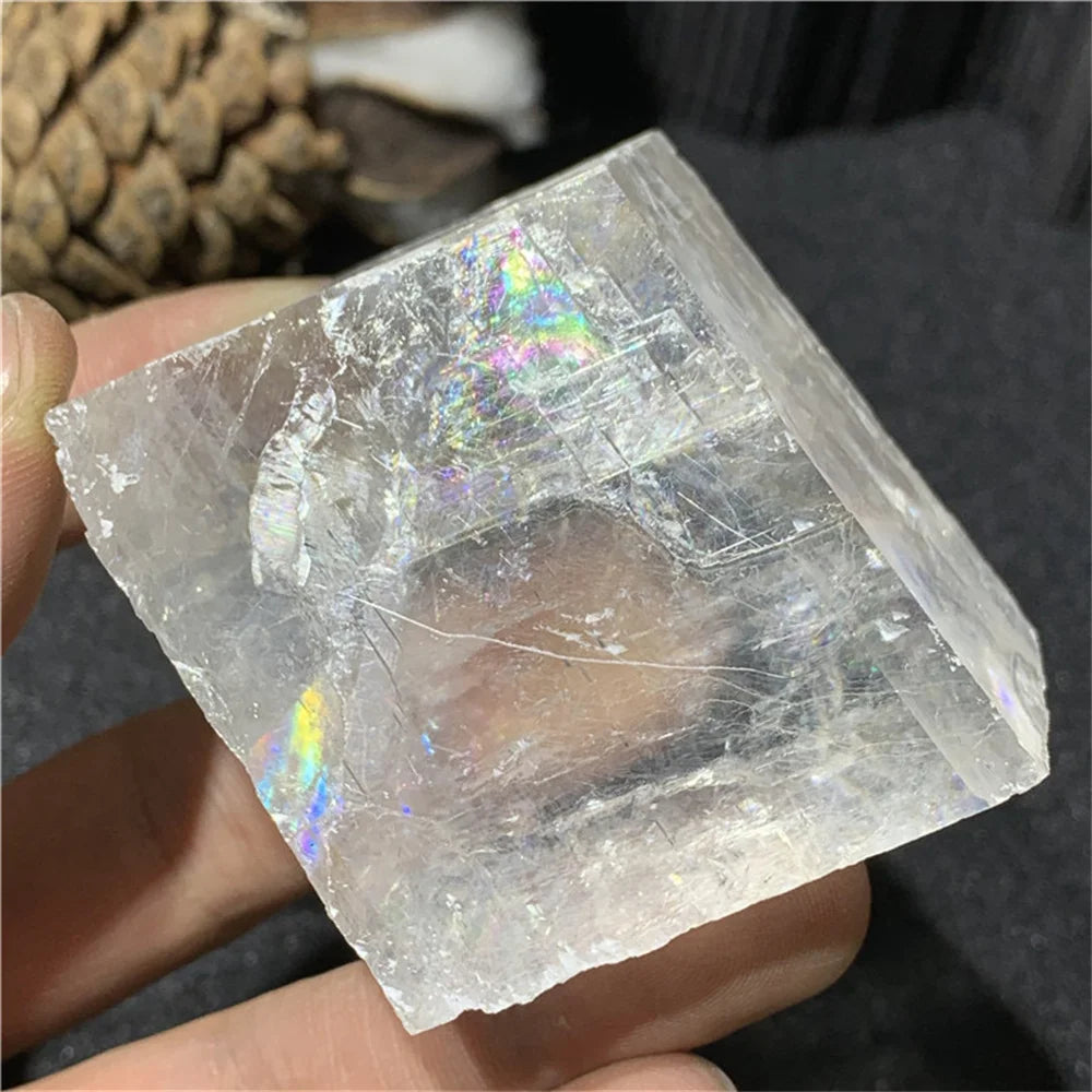 Clear Calcite Cube Crystal