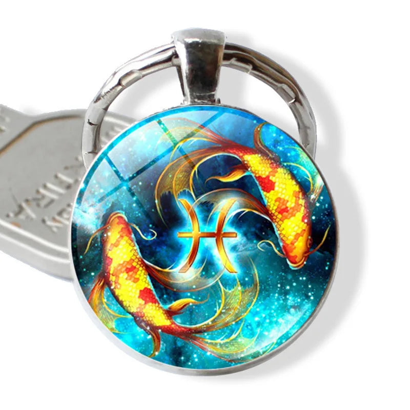 Zodiac Sign Keychain