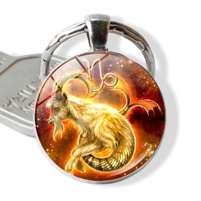 Zodiac Sign Keychain