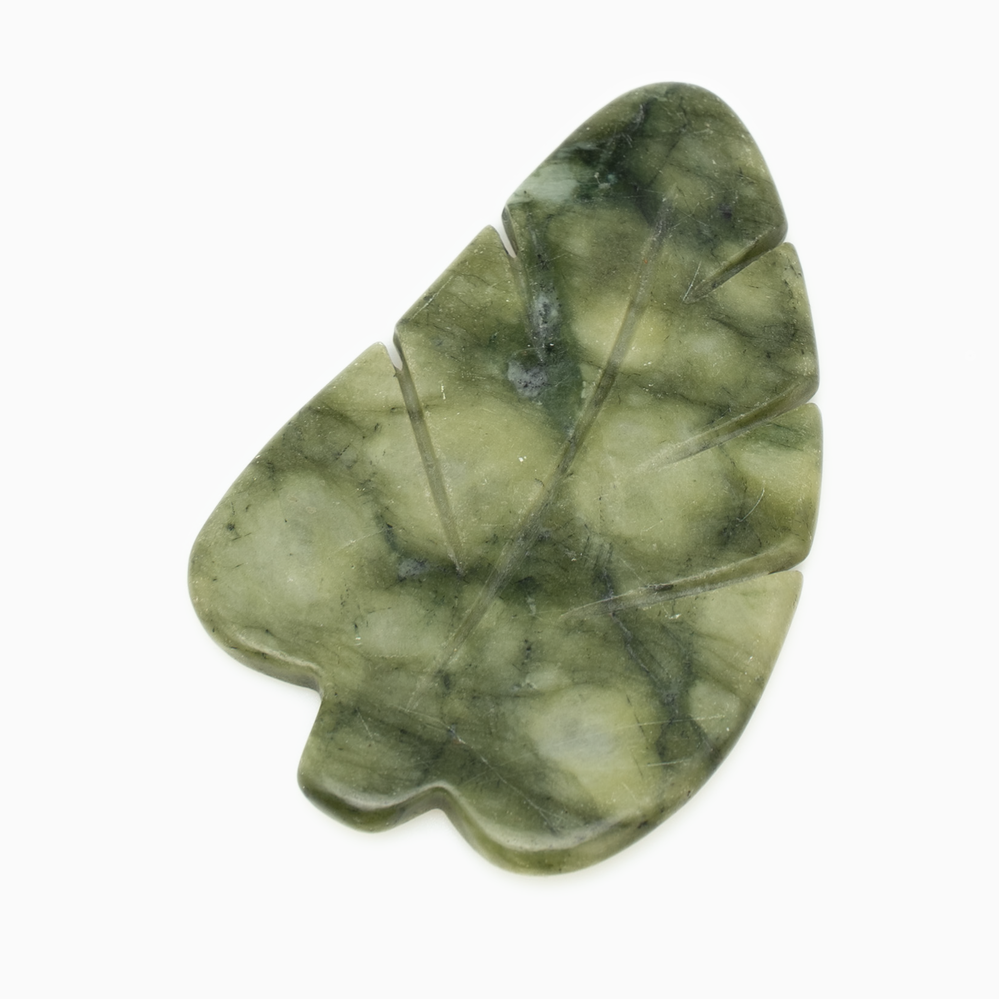 Green Jade Crystal Leaf