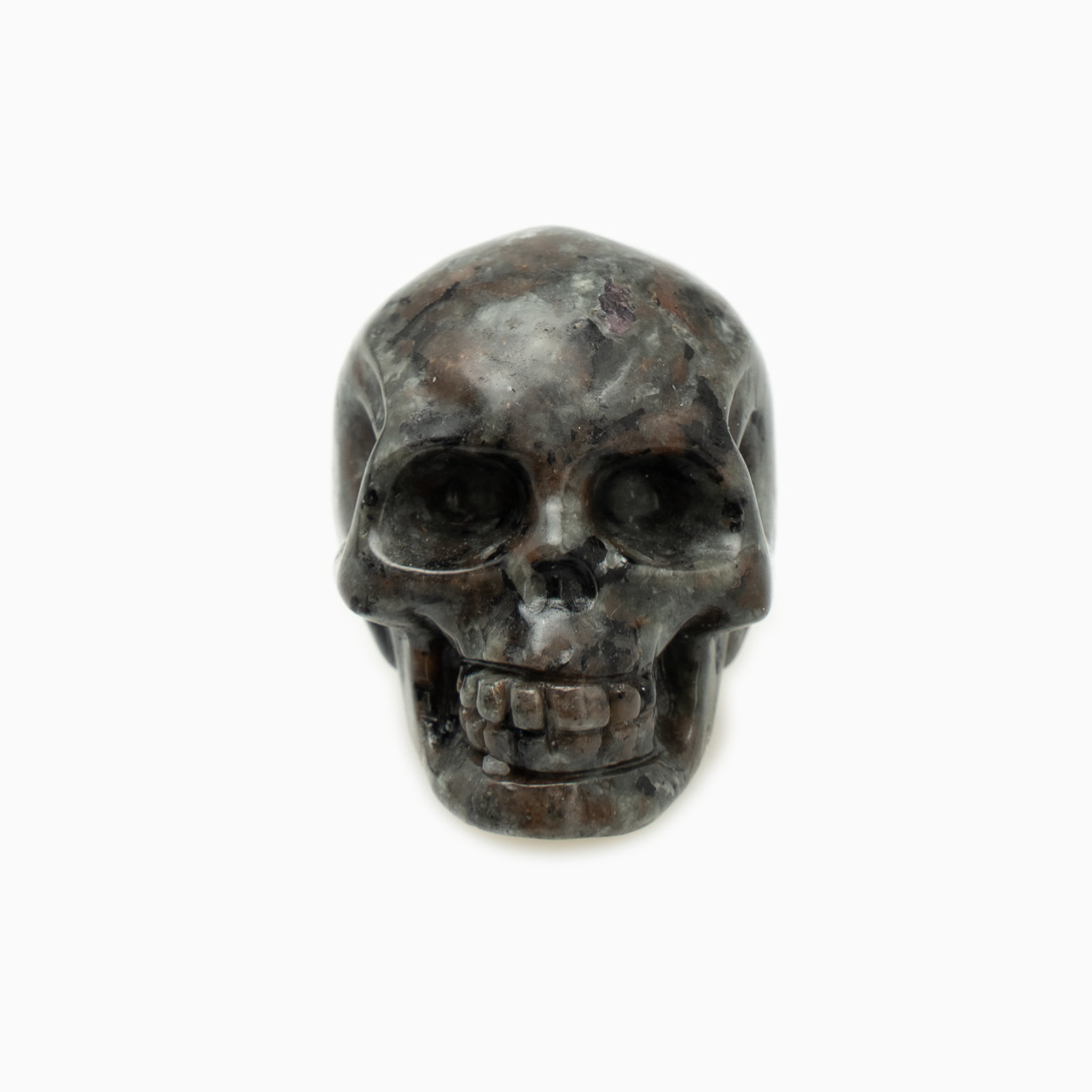 Yooperlite Skull Crystal Statue