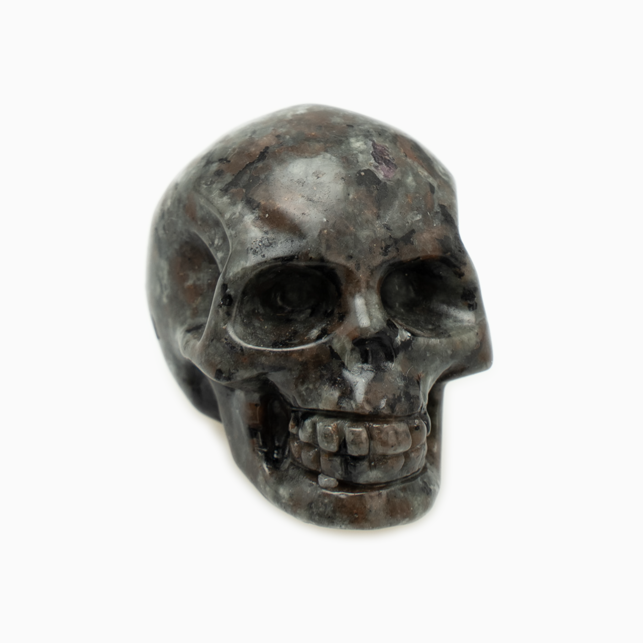 Yooperlite Skull Crystal Statue