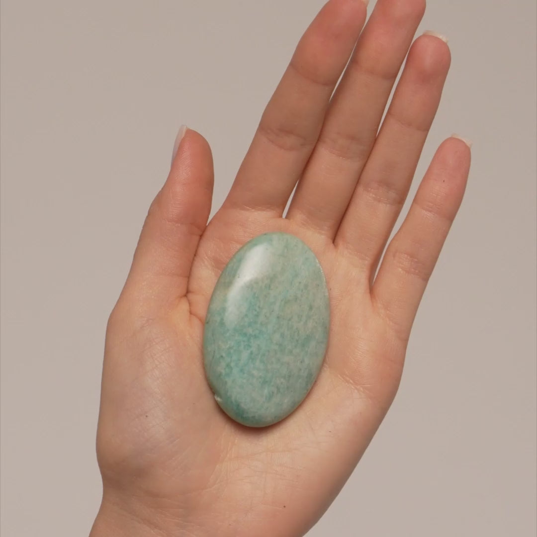 Amazonite Palm Stone