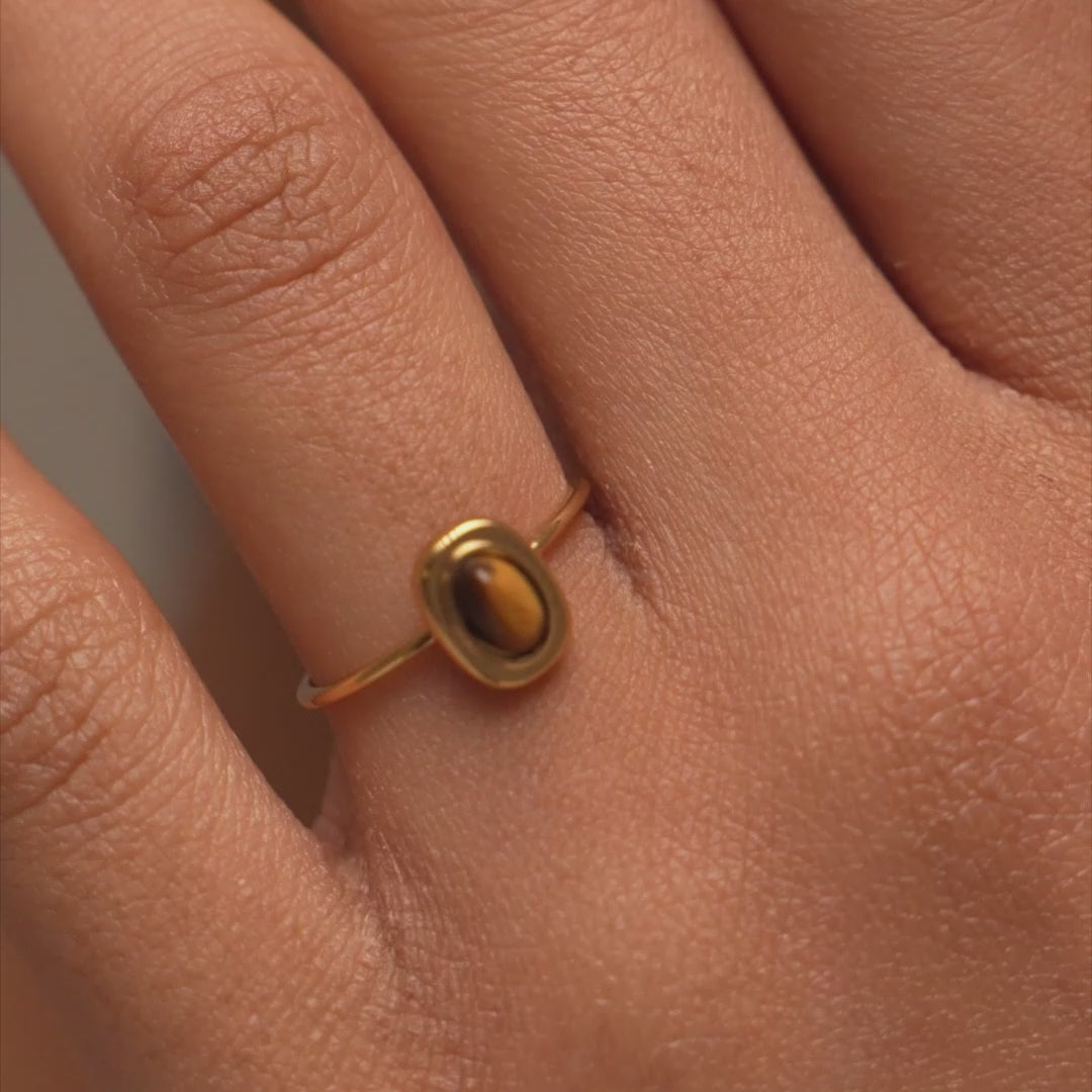 Tiger Stone Ring