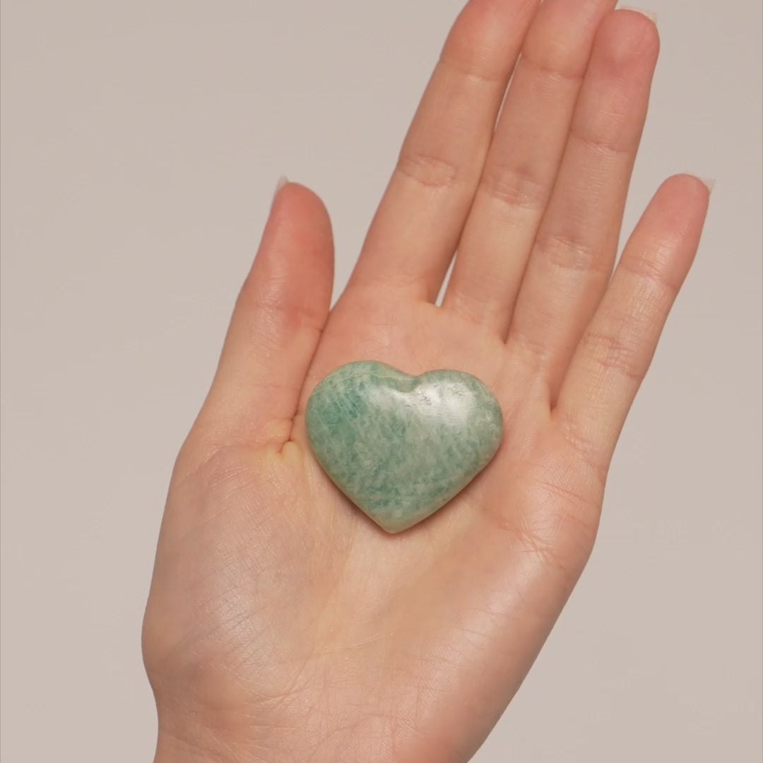 Amazonite Heart Crystal