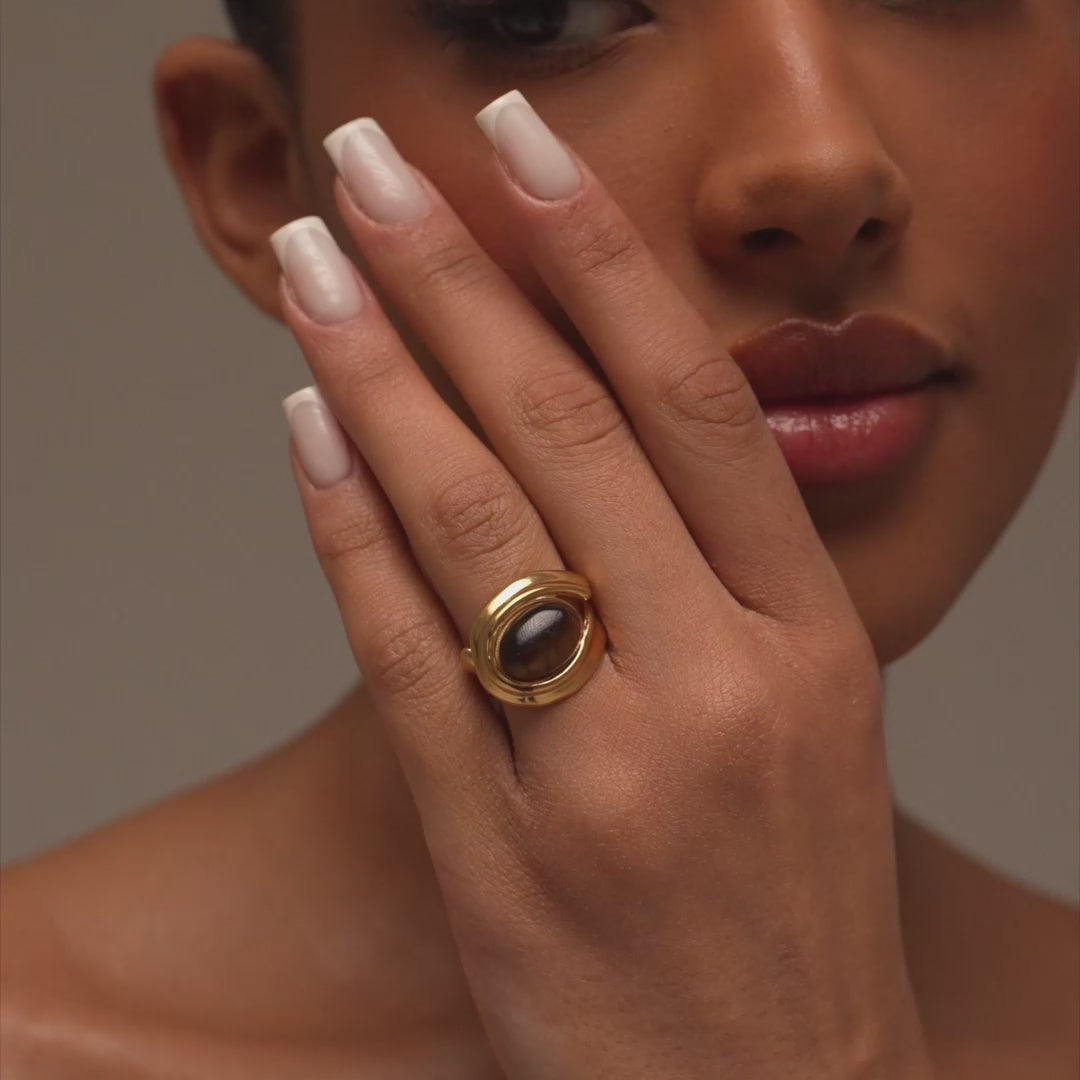 Tiger Eye Ring