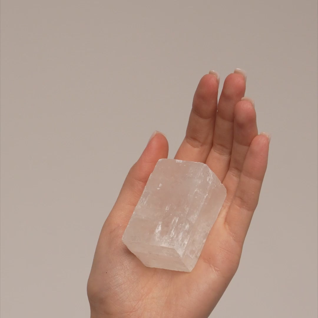 Clear Calcite Cube Crystal