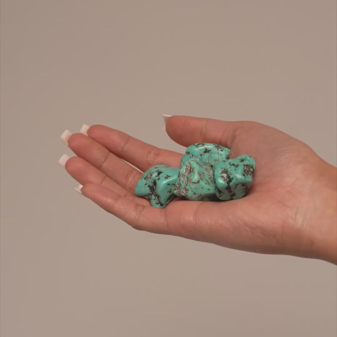 Raw Green Turquoise Crystal
