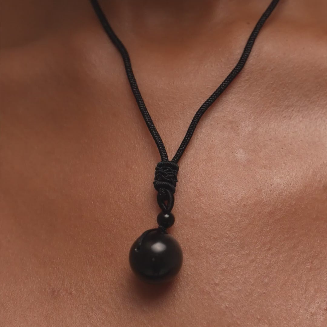 Black Obsidian Necklace