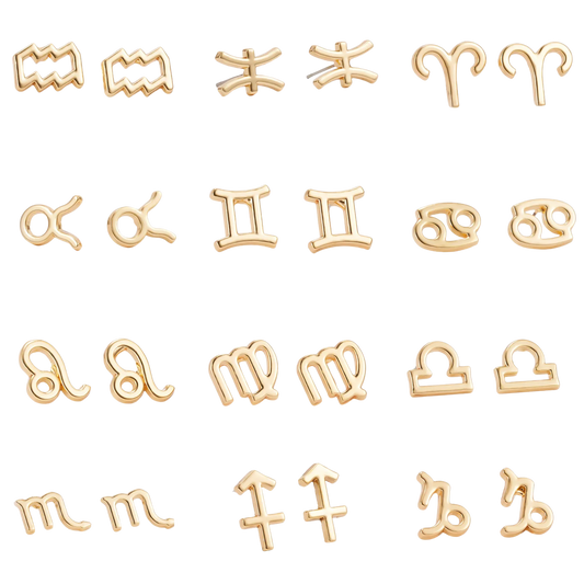 Zodiac Stud Earrings