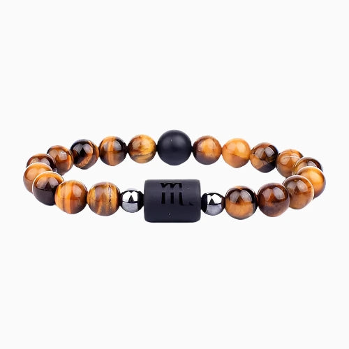 Zodiac Tiger Eye Bracelet