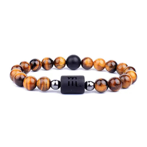 Zodiac Tiger Eye Bracelet