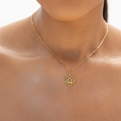 Lotus Flower Necklace