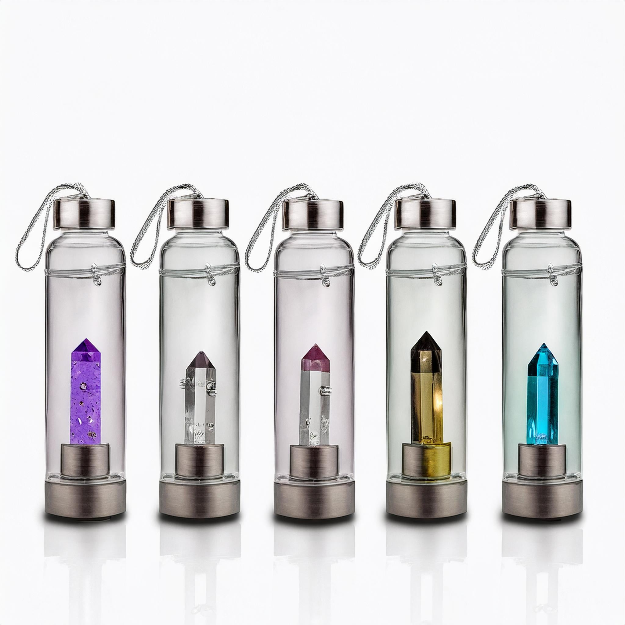 Natural Crystal Healing Water Bottle
