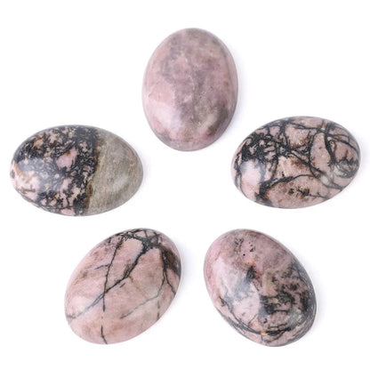 Rhodonite Palm Stone