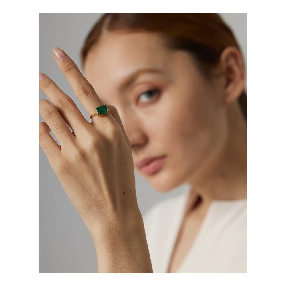 Green Stone Ring