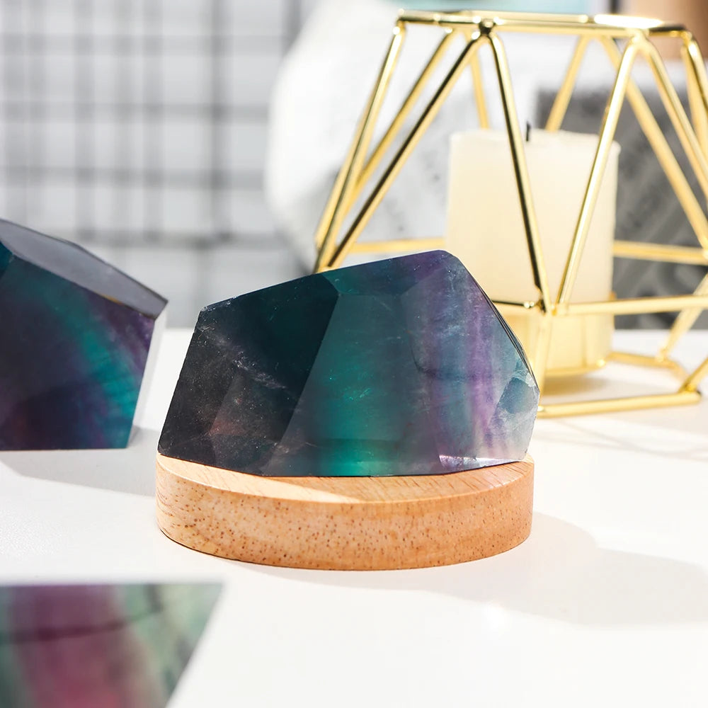 Rainbow Fluorite night lamp