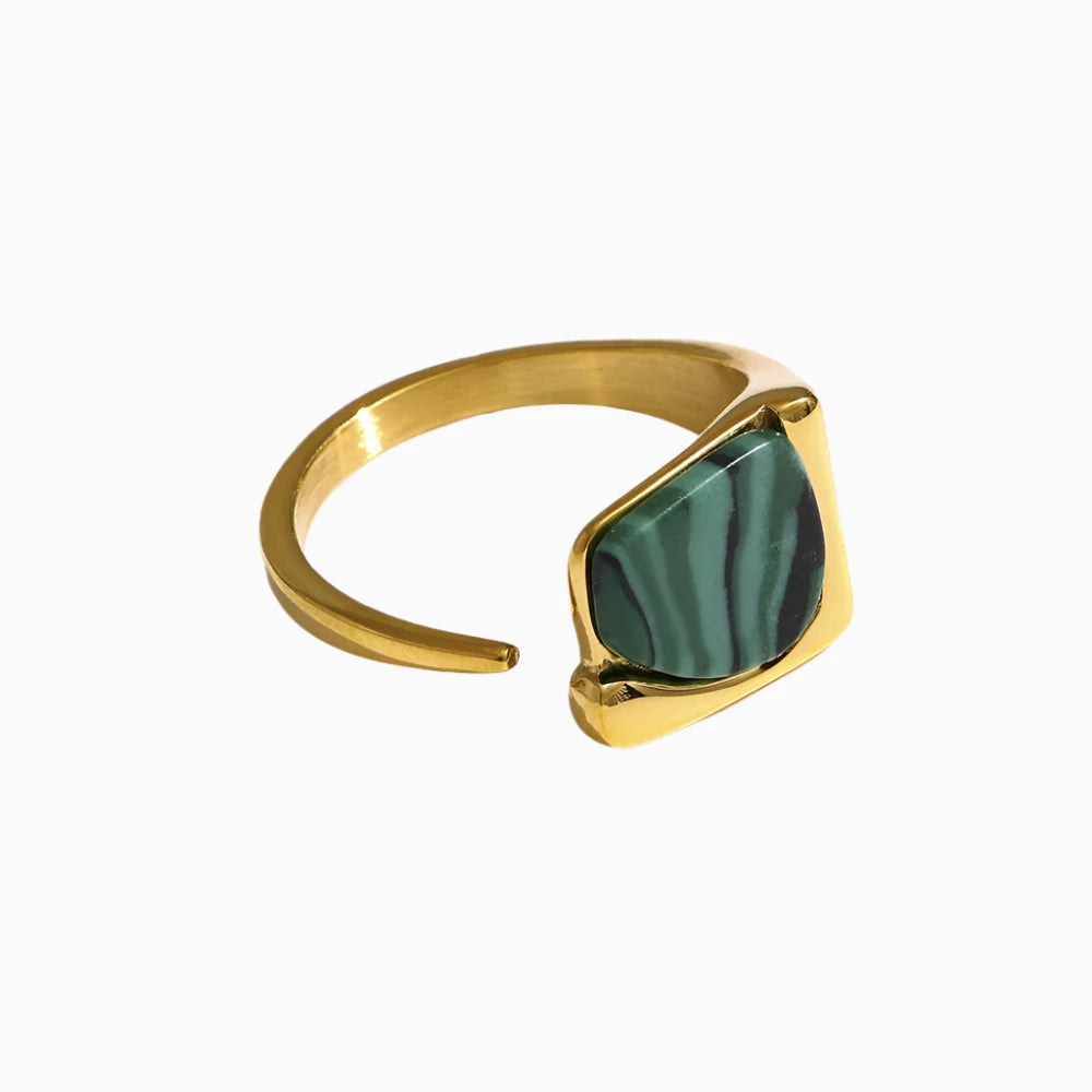 Green Stone Ring