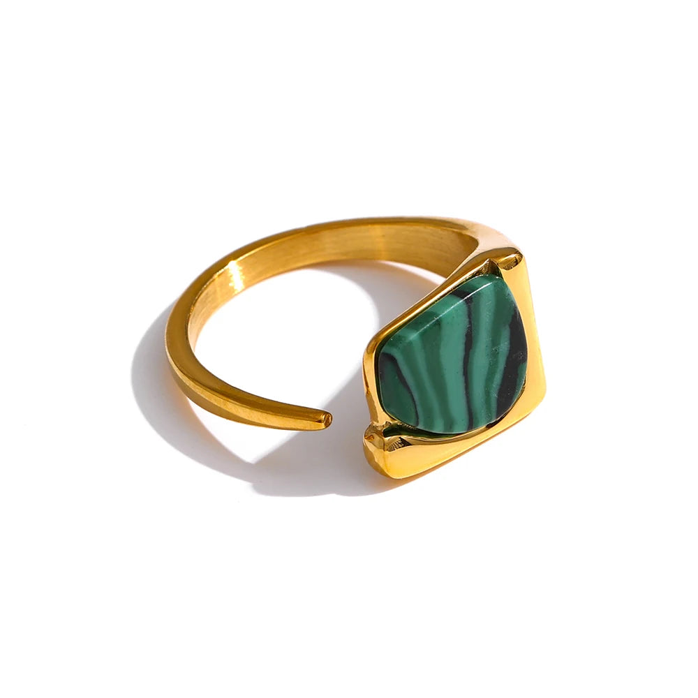 Green Stone Ring