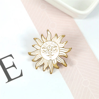 Sun Moon Star Brooches