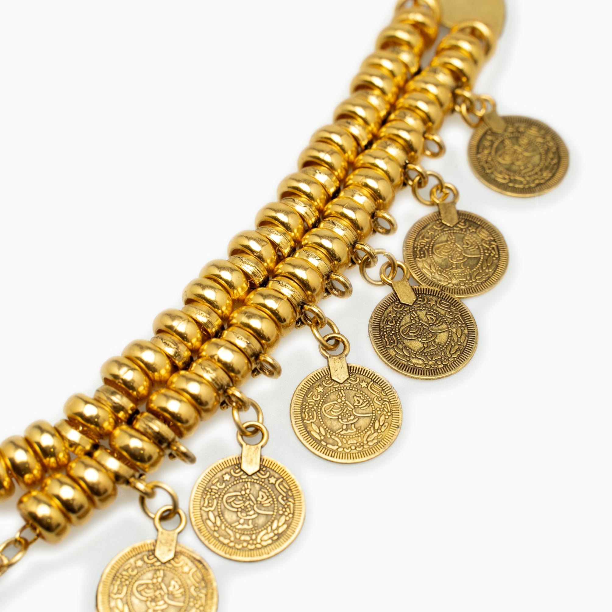 Ethnic Coin Bracelet