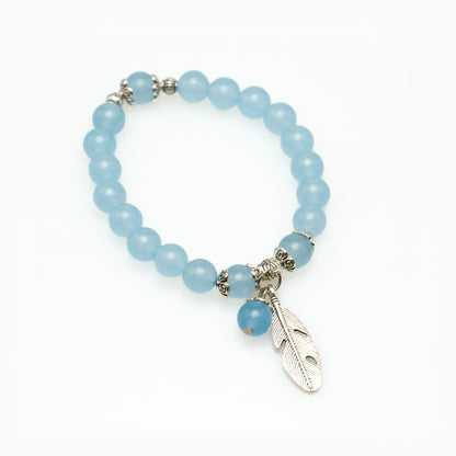 Lucky Aquamarine Crystal Bracelet