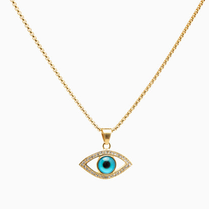 Blue Evil Eye Necklace