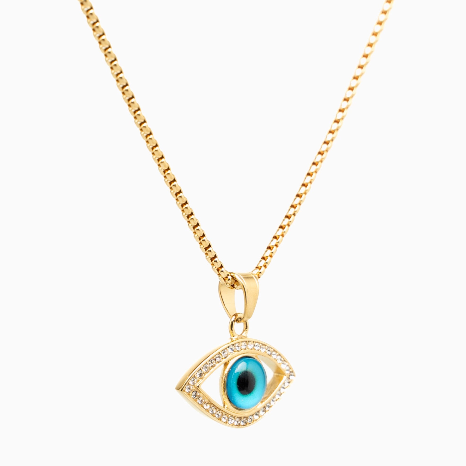 Blue Evil Eye Necklace