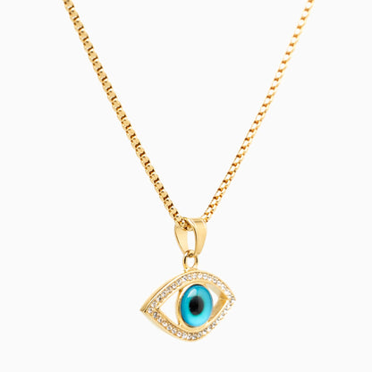 Blue Evil Eye Necklace