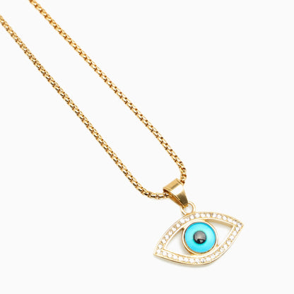 Blue Evil Eye Necklace