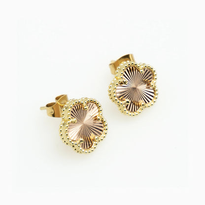 Zircon Flower Earrings