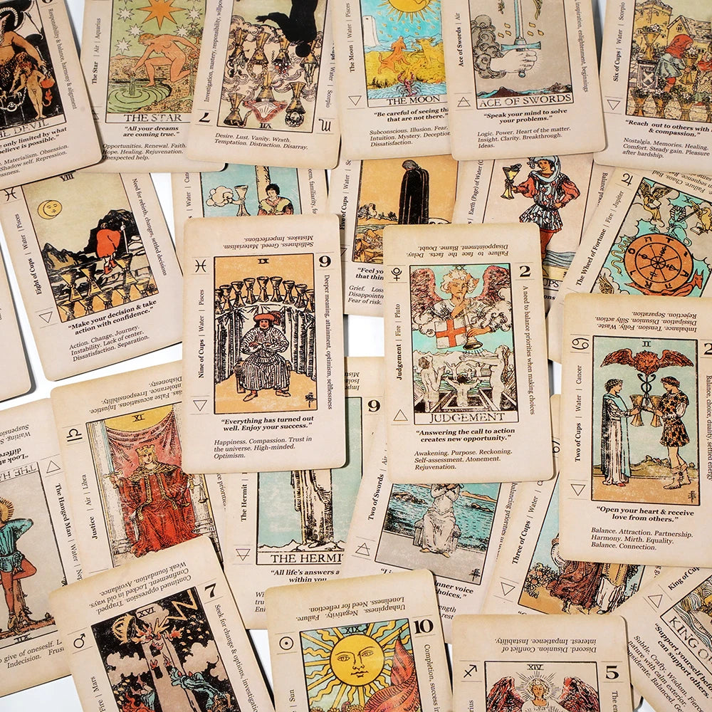 Tarot Deck with Keywords