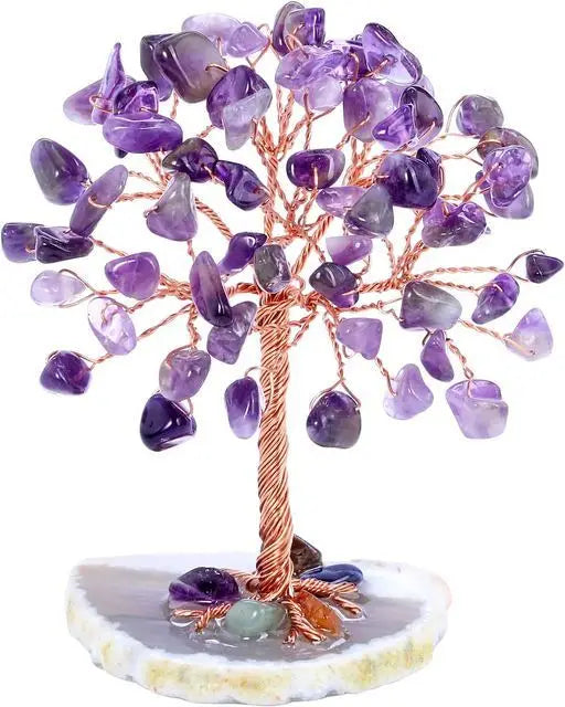 Amethyst Healing Crystal Tree