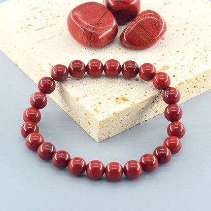 Red Jasper Prayer Bracelet