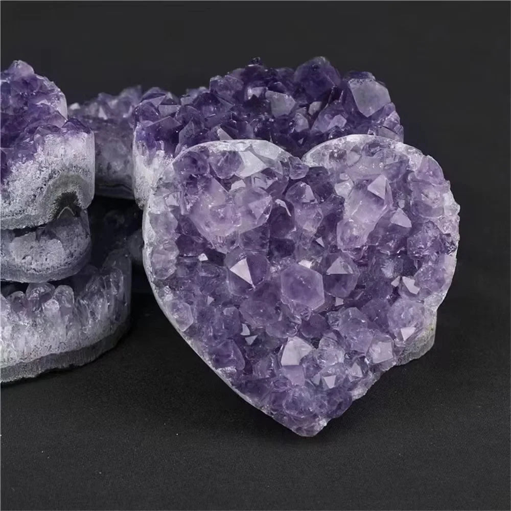 Amethyst Crystal Heart Cluster