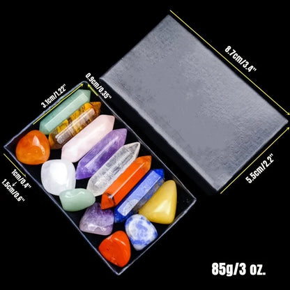 Chakra Healing Stones Box