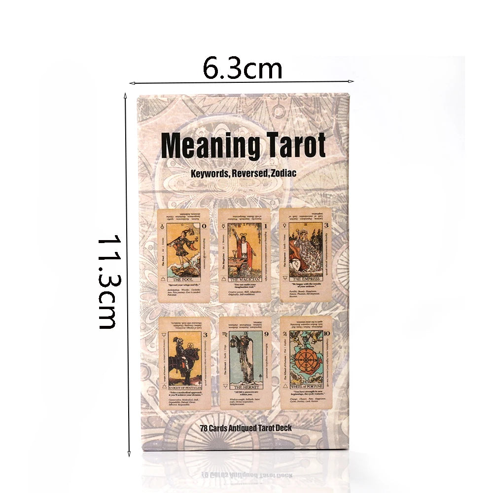 Tarot Deck with Keywords