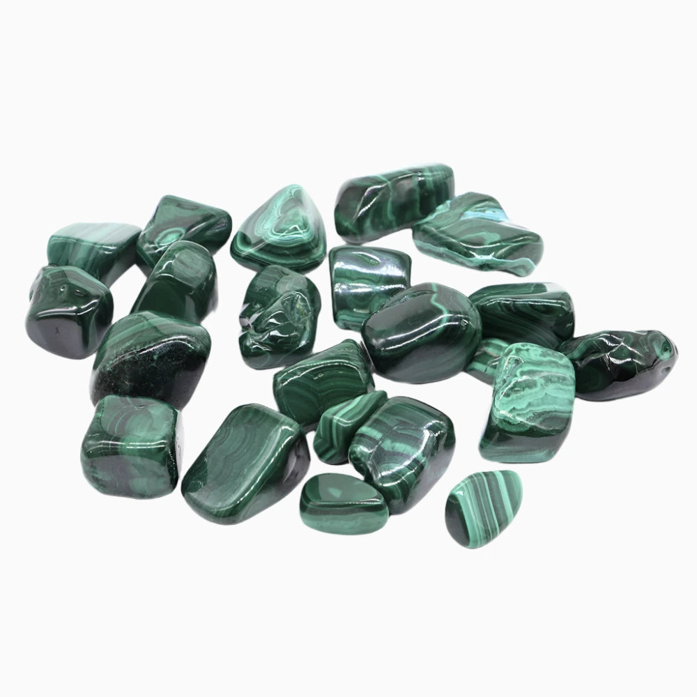 Natural Malachite Tumbled Stone