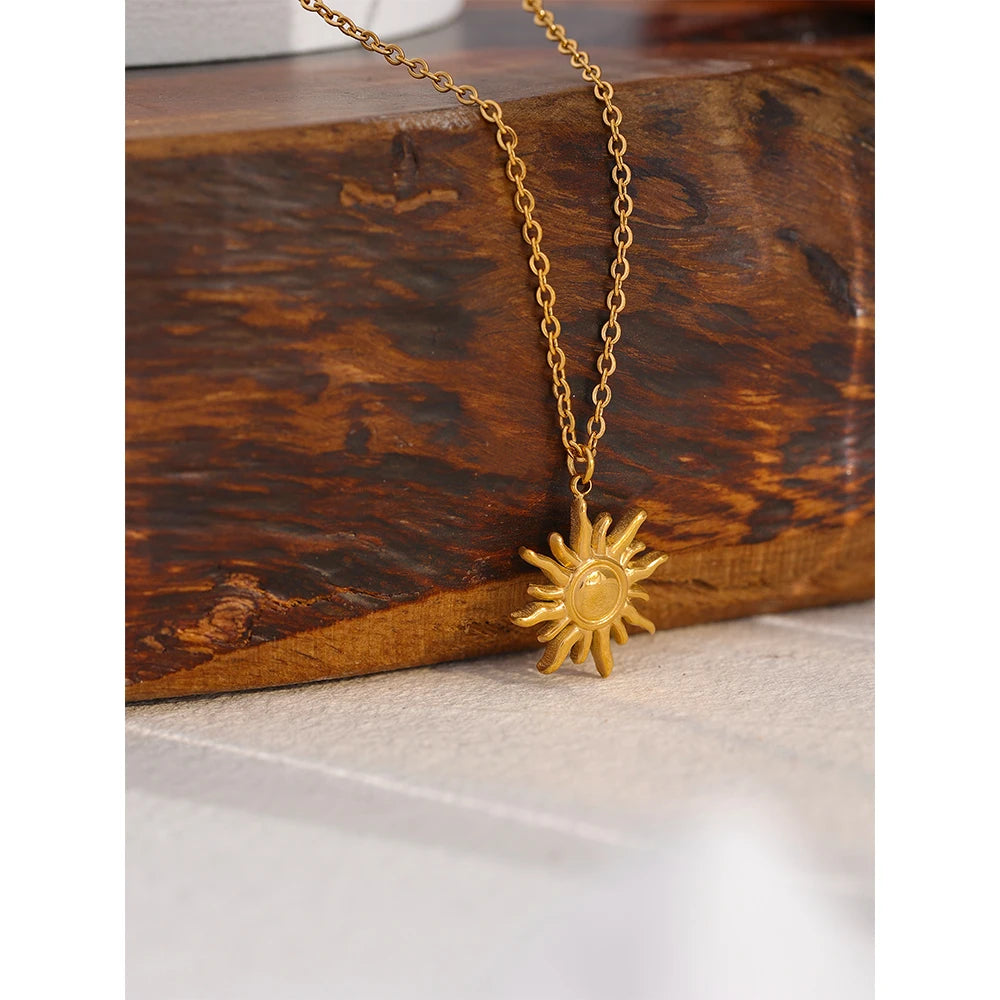 Golden Sun Necklace