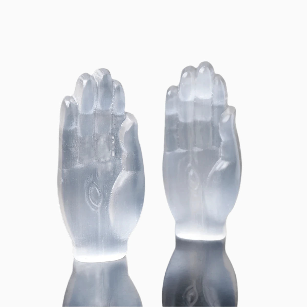 Selenite Hamsa Hand Statues