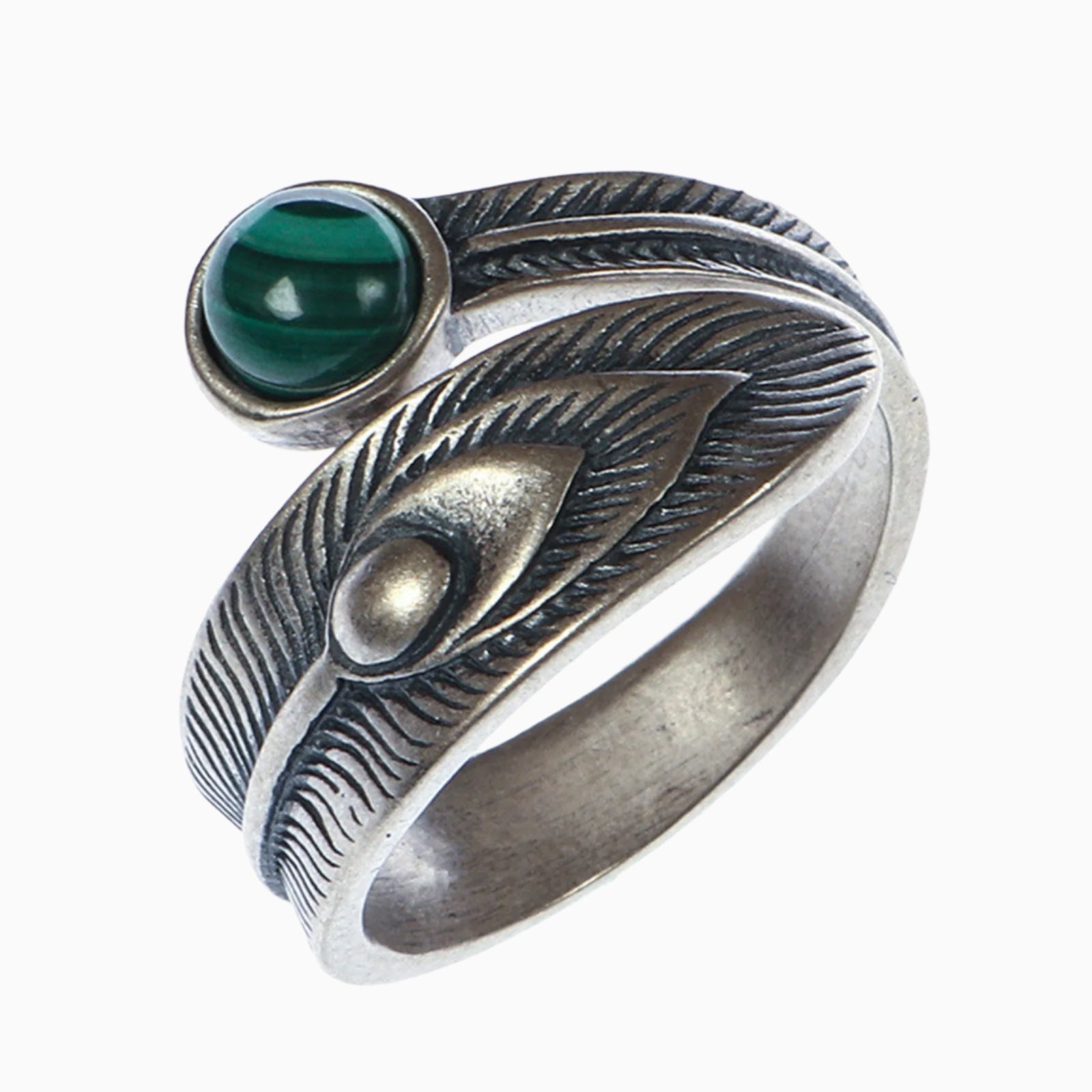 Malachite Open Ring