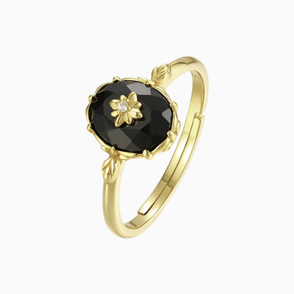 Black Agate Ring